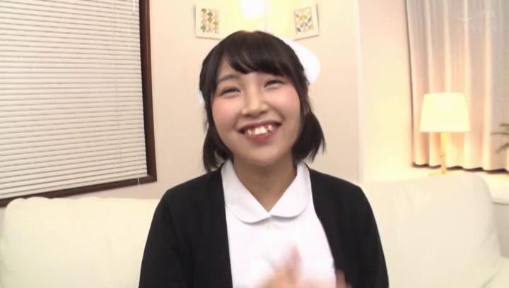 Awesome Hot Japanese nurse enjoys toy insertion - 1