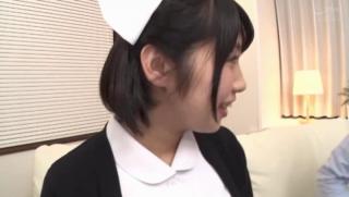 Finger Awesome Hot Japanese nurse enjoys toy insertion Cuckold