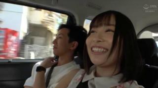 Cameltoe  Awesome Kawai Asuna creamed on the back seat after great XXX ToroPorno - 1