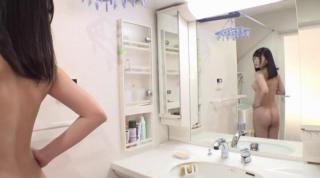 Teen Blowjob Awesome Shower fun with Hifumi Rin after she...