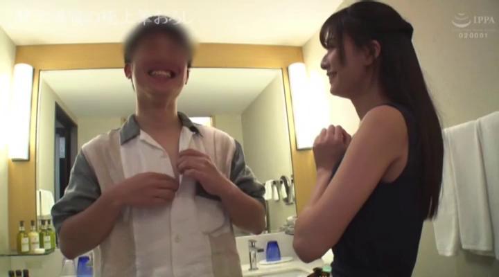 Gay Cumjerkingoff  Awesome Cute Nonoura Non offers herself to a man Jav-Stream - 1