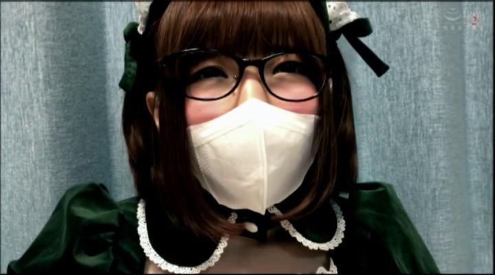 Awesome Japanese maid fucks hard during lock down - 1