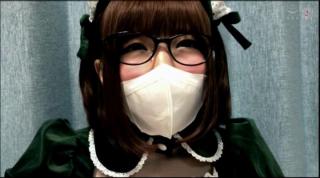 Chibola Awesome Japanese maid fucks hard during lock down XerCams