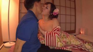 Hot Teen Awesome Frisky babe in a kimono had wild sex Cosplay