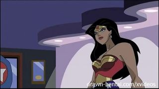 XCafe Superhero Hentai - Wonder Woman vs Captain America...