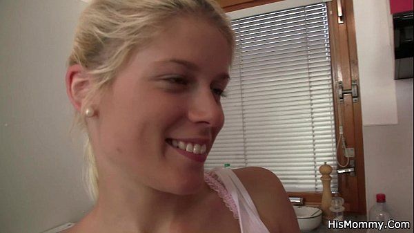 Super Future m. and teen toying at the kitchen AdultGames