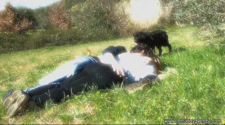 TheFappening Making The Love On The Grass Gay Bareback