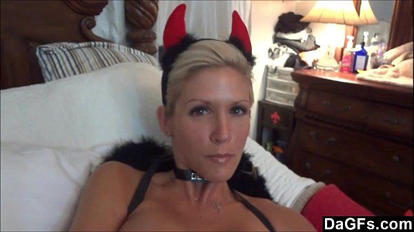 Dagfs - My Wife Tries Her New Demon Costume And Feels Horny - 1