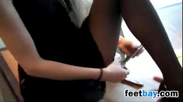 Couple Fucking Dumb Blonde Student Gives A Foot Job Face Fucking - 1