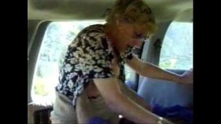 Anal Licking Wife fucked in a car as husband films Highheels