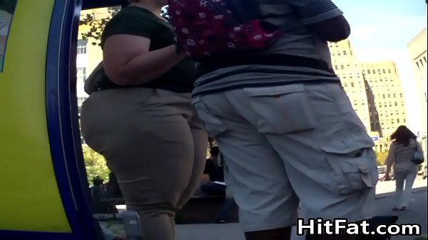 Big Ass In Tight Pants Walking Around - 2