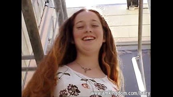 Hairy redhead Rachel - 1