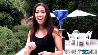 Condom PropertySex - Hot Asian real estate agent tricked to fuck Gonzo