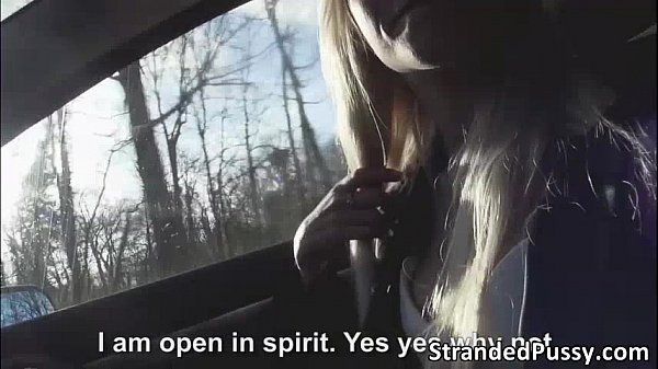 Blonde stranded Chloe gets banged hard for a free hot ride - 1