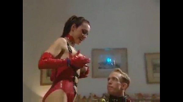 Gays Busty Angelica Sin is so sexy in red latex girdle BaDoinkVR - 2