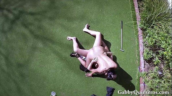Latina gets Banged on the Golf Course - 1