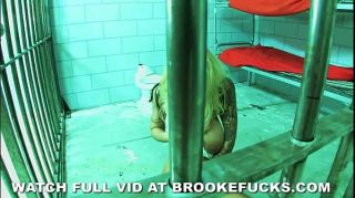 FreeInterracialTo... Brooke Banner In Jail Masterbates Kissing