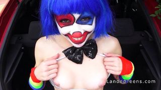 Porn Sluts Petite teen clown fucking outdoor pov TheFappening
