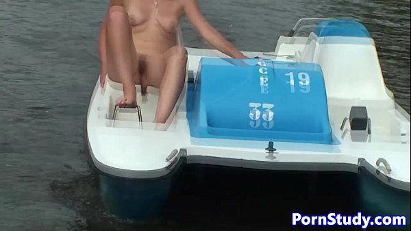 Public nude fetish eurobabe rides waterbike - 2