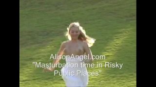 Porra alison angel naked on forest Show