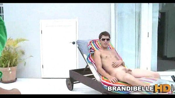 Gay Spank Poolside Cock Play Brandi Belle Happy-Porn