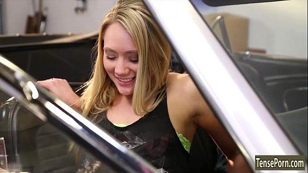 Pack Beauty AJ Applegate pussy eaten before doggystyled in a car Stepson