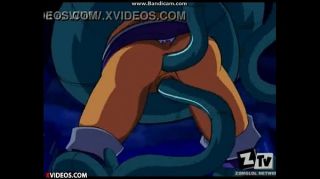 Cameltoe Raven and Starfire fucked by Tentacles full Eurobabe