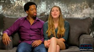 Office Sex Interracial couple finds blonde for their first...