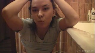 Vip Klara teasing nude in the bathroom Assgape