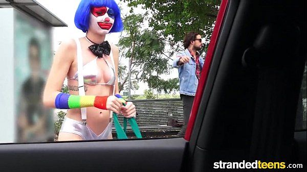 Bus StrandedTeens - Dirty clown gets into some funny business Fit