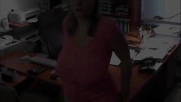 Huge melons bouncing in the office - 2