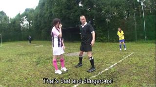 Cocksuckers Subtitled ENF CMNF Japanese nudist soccer penalty game HD Dick