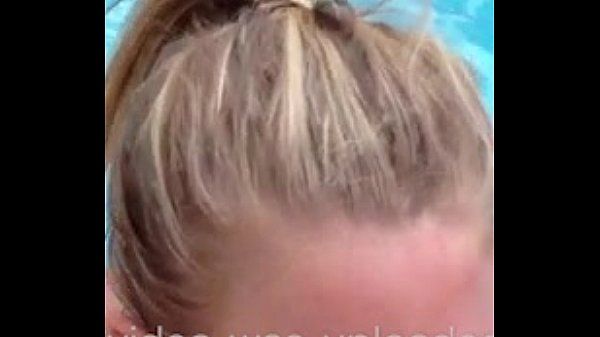 Blowjob In Public Pool By Blonde, Recorded On Mobile Phone - 2