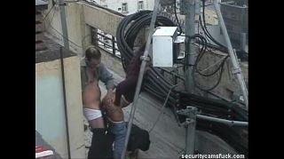Pija Spy Cam Catch Fucking on Roof Top Gozada
