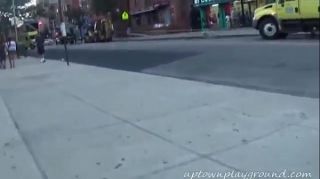 TubeWolf girls with phat booty walking Grool