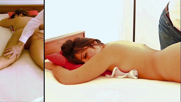 Luna Leve's Erotic Massage - Split Screen - 1