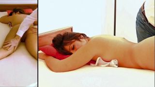 Real Amateur Luna Leve's Erotic Massage - Split Screen AdultSexGames