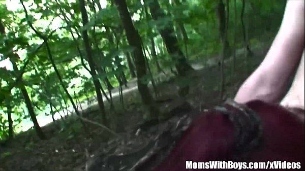 Redhead Mature Forest Fuck With Two Dicks - 1