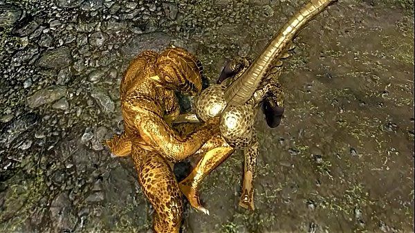 Private sex of two argonians - 1