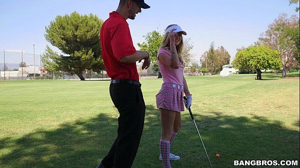 Sexy Golfer Girl gets on Her Knees for Dick - 1