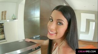 Spying Crazy creampie for Nina Trevino Mexican