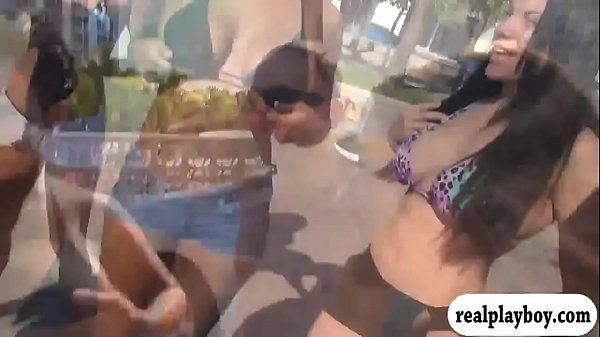 Sexy women convinced to flash their nice tits for money - 1