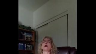 Awesome mature milf loves watching porn and masturbating Hogtied