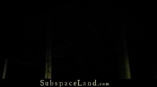 Latino Kinky blonde masturbation and bondage in rough slave fuck Spit