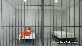 Huge Boobs Blonde convict fucks in jail HollywoodGossip