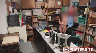Teen Shoplifting Amateur Blackmailed By Officer Dick Sloppy