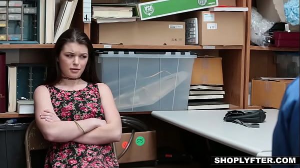 Confused teen shoplifter lets a security guard fuck her - 2