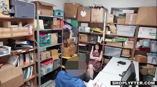 videox Confused teen shoplifter lets a security guard fuck her Buttplug
