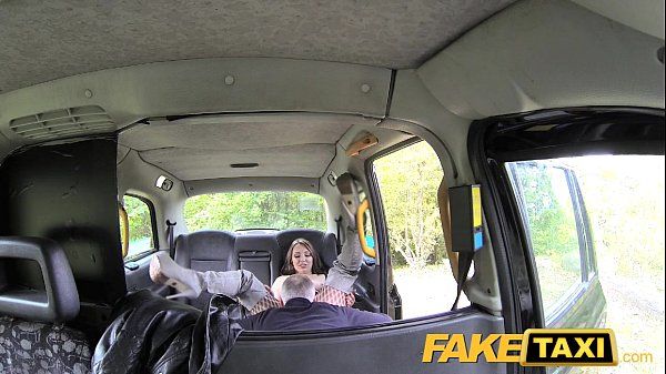 Fake Taxi Hot teen in red dress and stockings - 1
