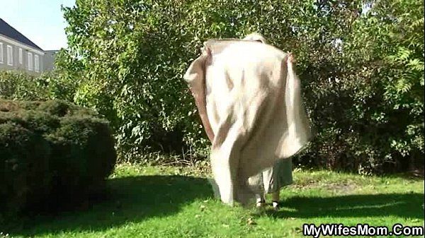 His wife finds them fucking outside - 2